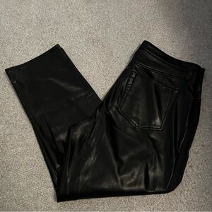 Abercrombie Leather/Jean Pants